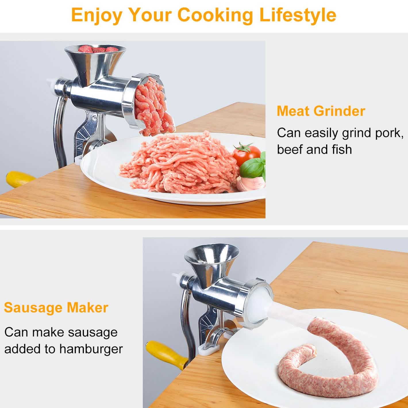 Heavy Duty Manual Meat Grinder DailySale