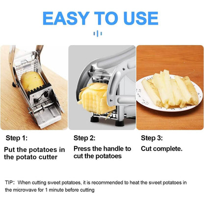 Heavy Duty Stainless Steel Potato Cutter DailySale