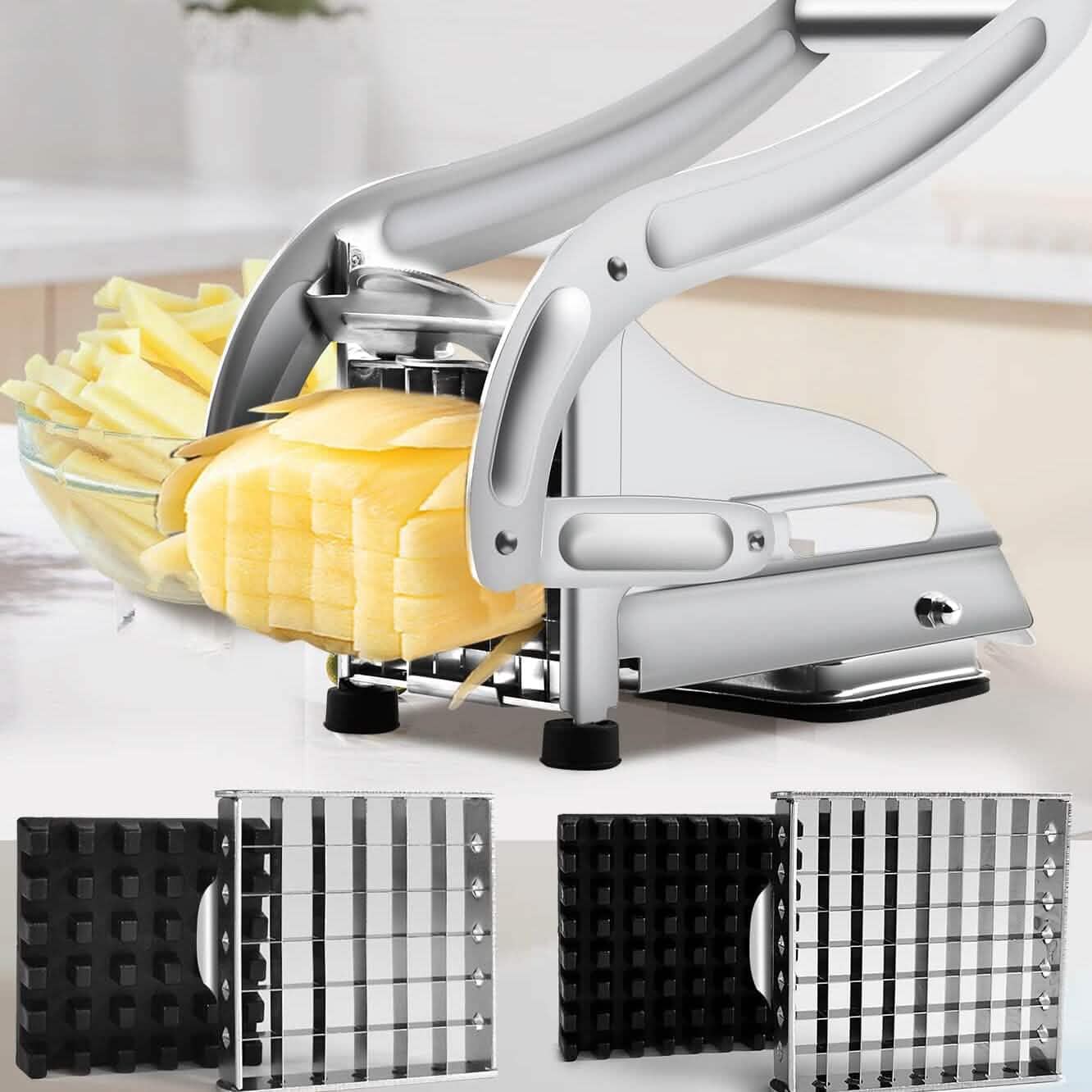 Heavy Duty Stainless Steel Potato Cutter DailySale