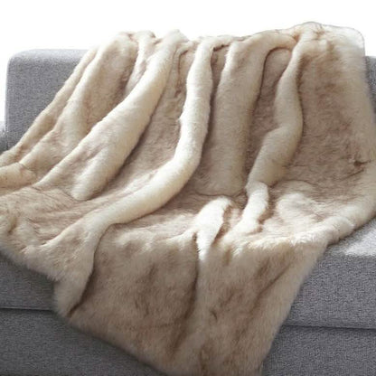 Heavy Faux Fur Throw Blanket – Assorted Styles DailySale