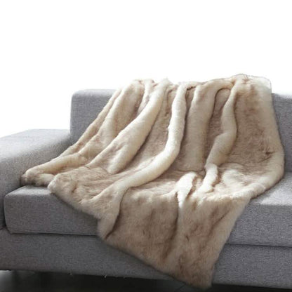 Heavy Faux Fur Throw Blanket – Assorted Styles DailySale