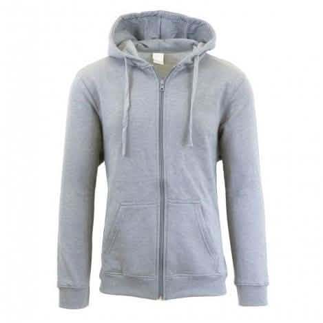 Heavy Fleece Lined Hoodie Sweatshirt - Gray DailySale
