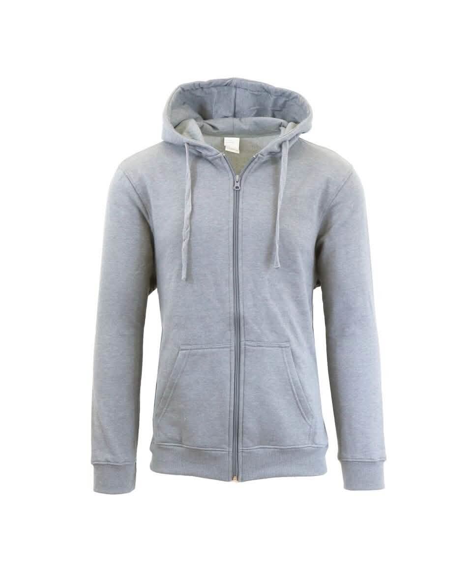 Heavy Fleece Lined Zippered or Pullover Hoodie - Size XXXL DailySale