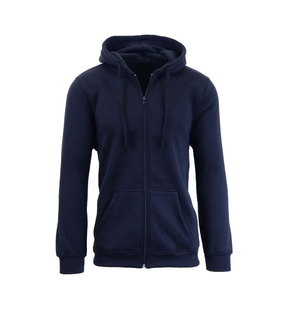 Heavy Fleece Lined Zippered or Pullover Hoodie - Size XXXL DailySale