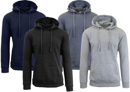 Heavy Fleece Lined Zippered or Pullover Hoodie - Size XXXL DailySale
