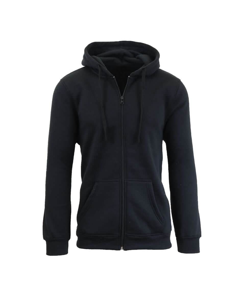 Heavy Fleece Lined Zippered or Pullover Hoodie - Size XXXL DailySale