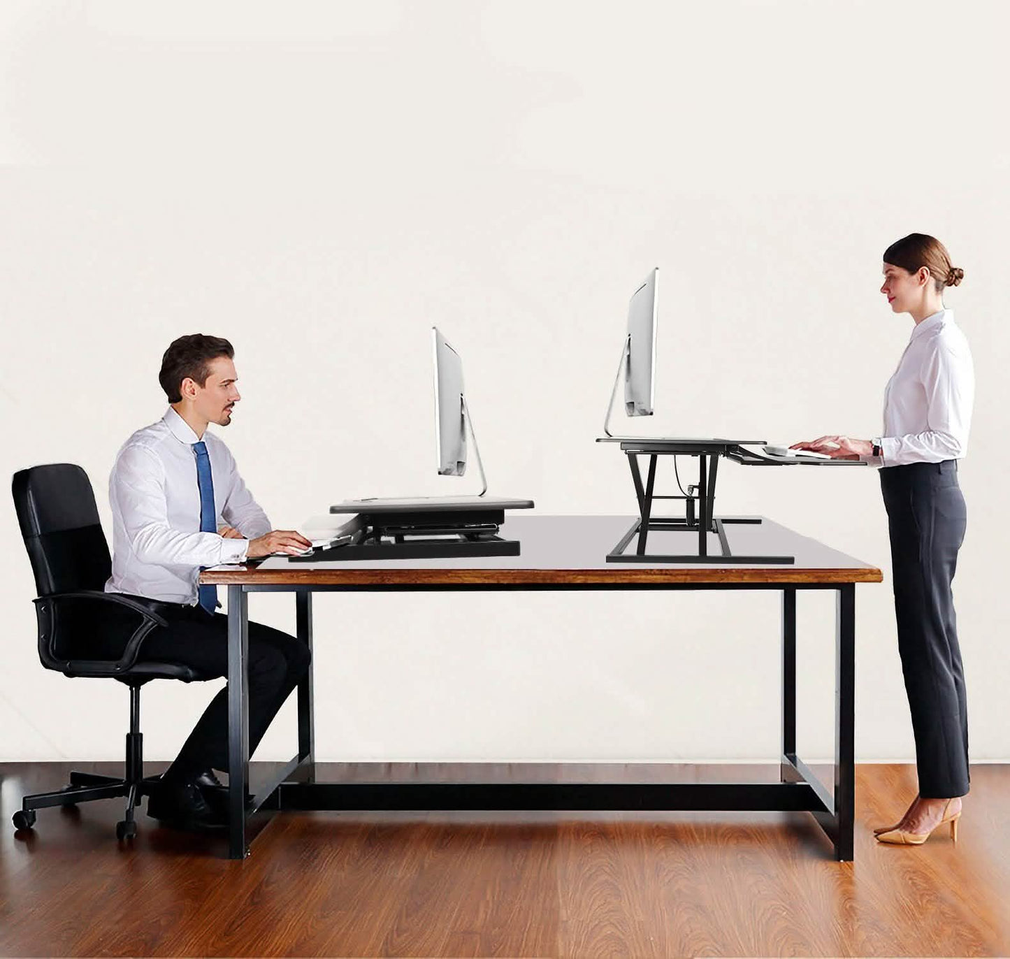 Height Adjustable Standing Desk Converter Workstation DailySale