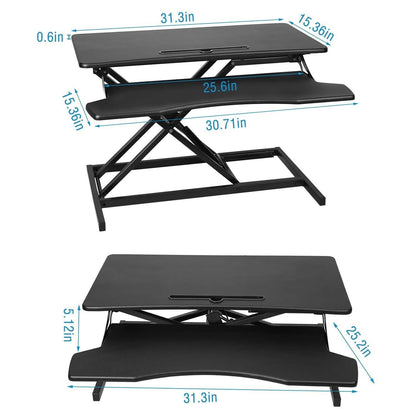 Height Adjustable Standing Desk Converter Workstation DailySale