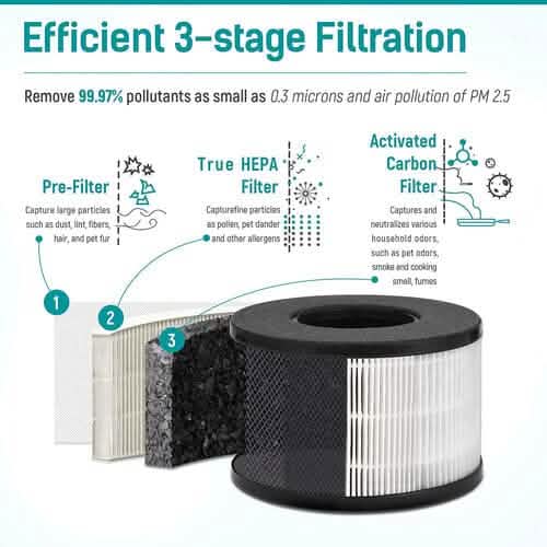 HEPA Air Purifier - Smoke Air Purifiers for Home with Fragrance Sponge DailySale