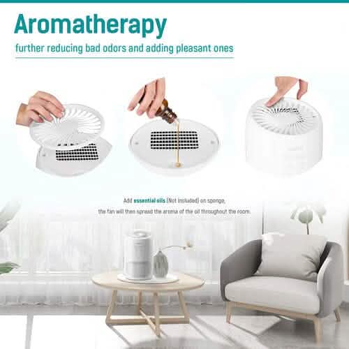 HEPA Air Purifier - Smoke Air Purifiers for Home with Fragrance Sponge DailySale