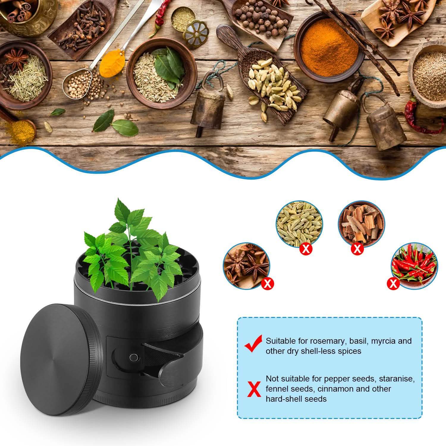 Herb Spice Tobacco Grinder DailySale