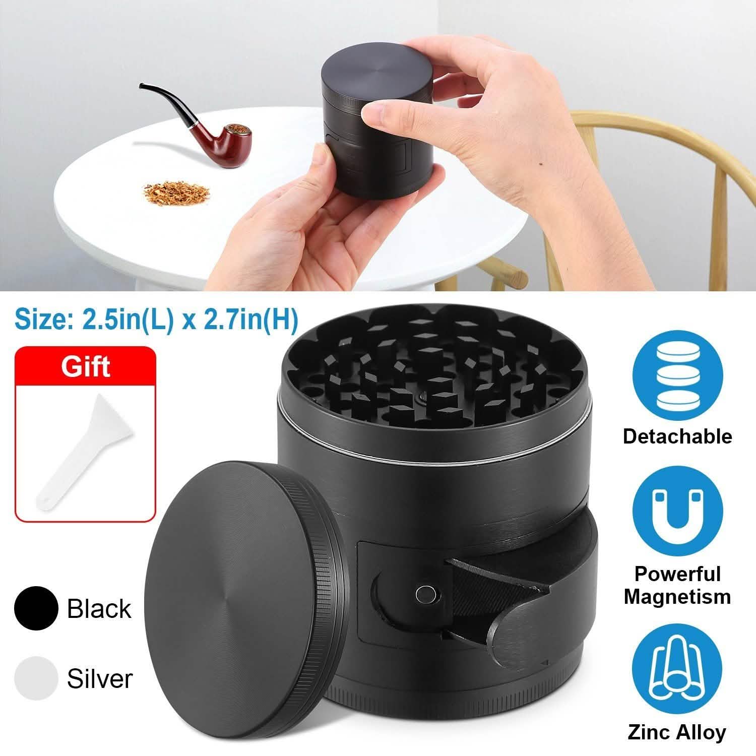 Herb Spice Tobacco Grinder DailySale
