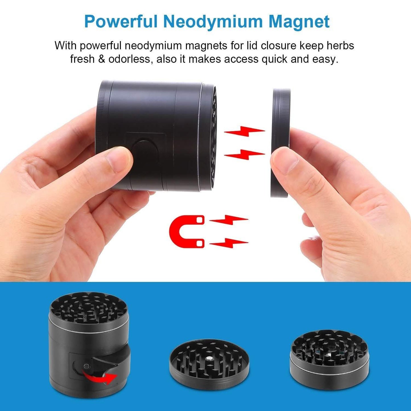 Herb Spice Tobacco Grinder DailySale