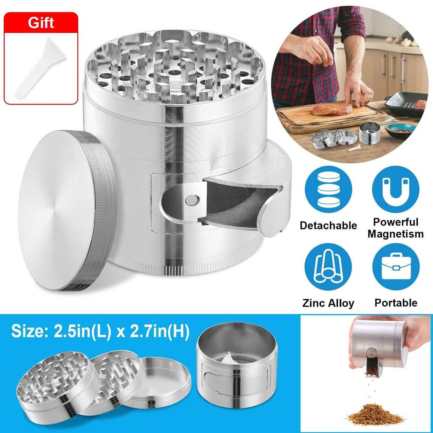Herb Spice Tobacco Grinder DailySale