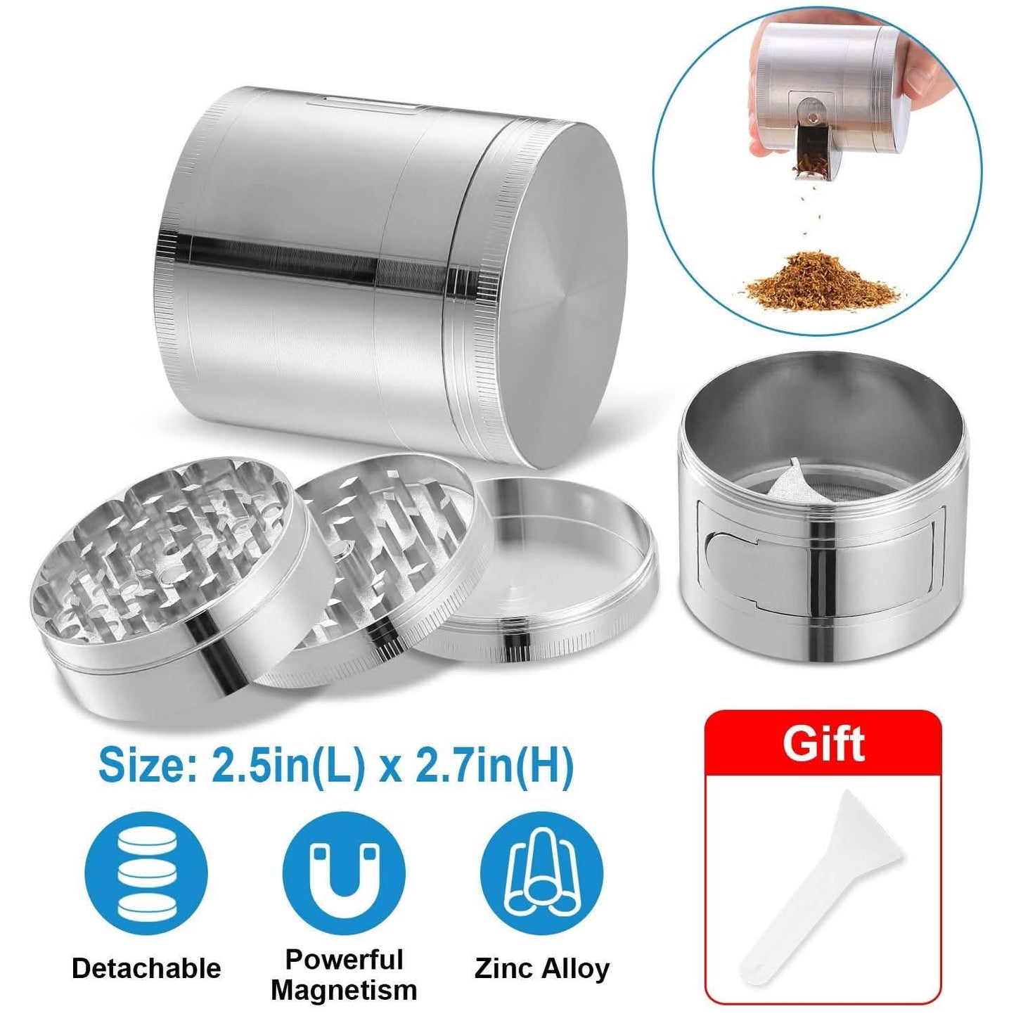 Herb Spice Tobacco Grinder DailySale