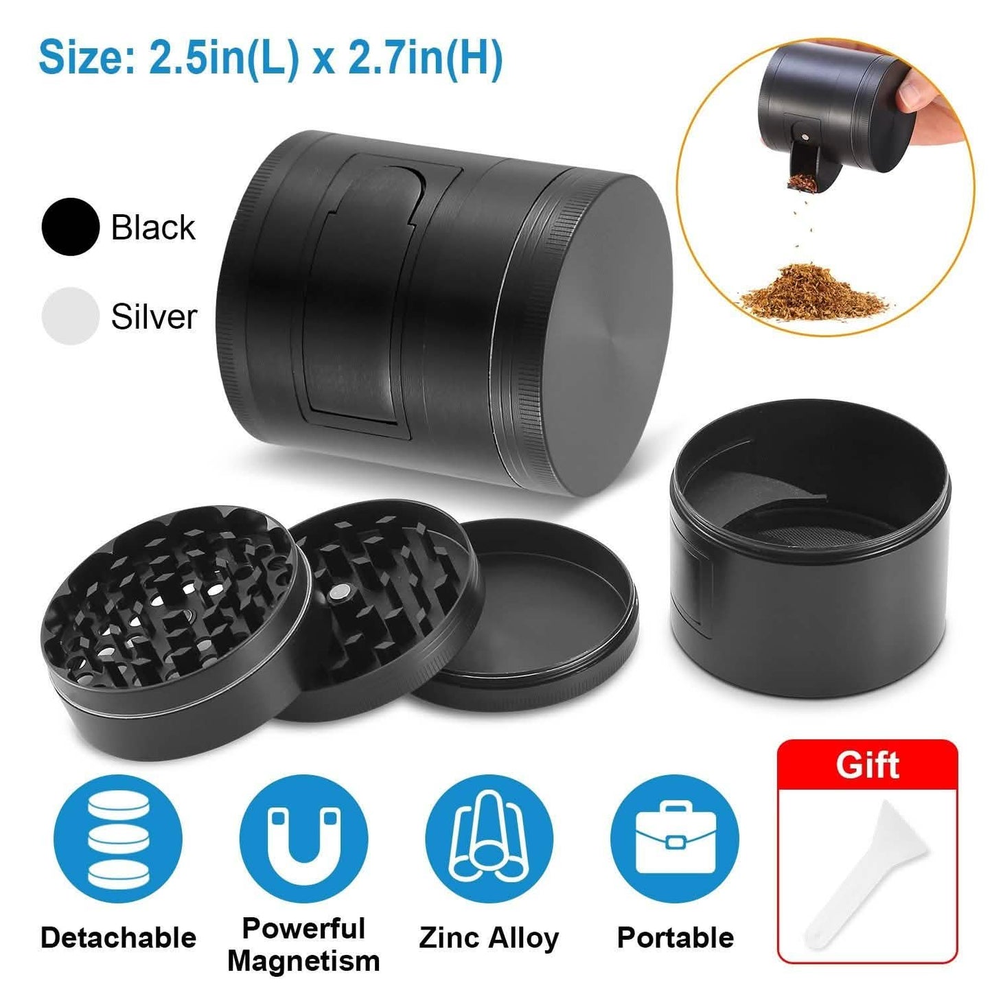 Herb Spice Tobacco Grinder DailySale