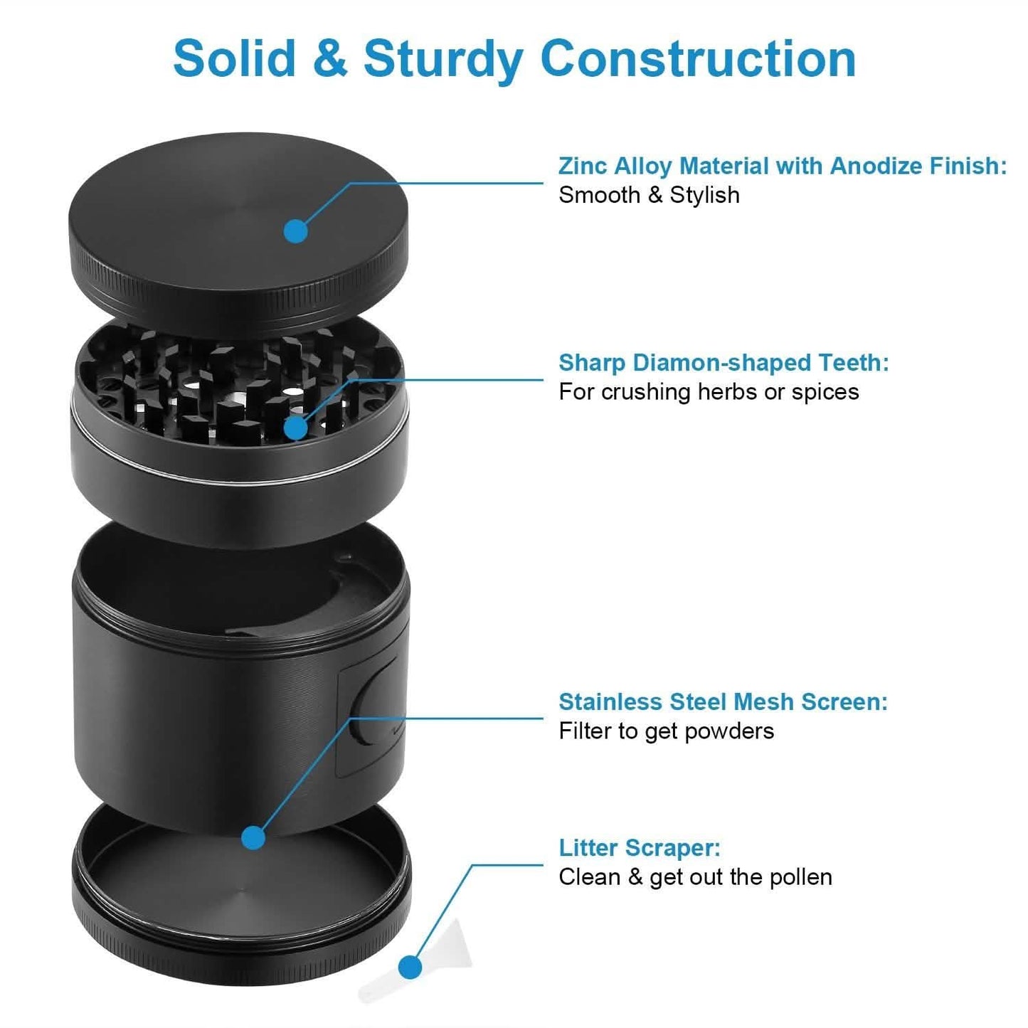 Herb Spice Tobacco Grinder DailySale
