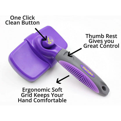 Hertzko Self Cleaning Slicker Brush DailySale