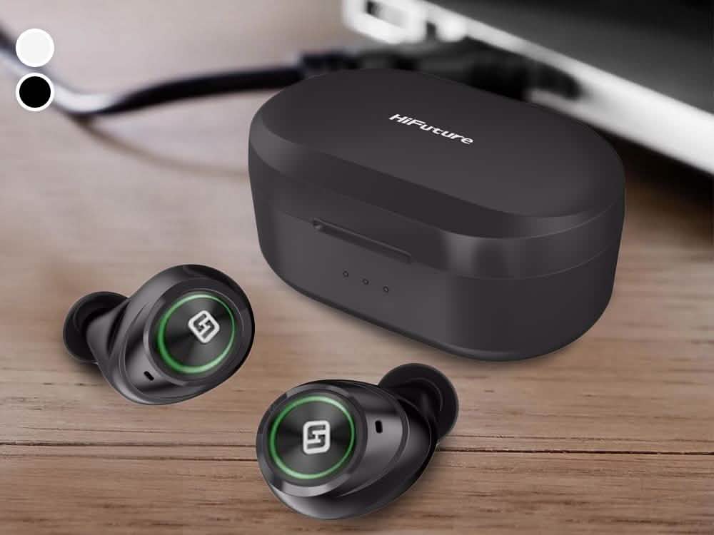 HiFuture Tidy Buds True Wireless Bluetooth Earbuds with Wireless Charging Case DailySale