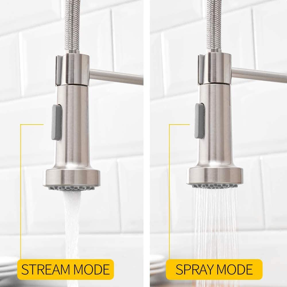 High Arc Spring Kitchen Sink Faucet DailySale