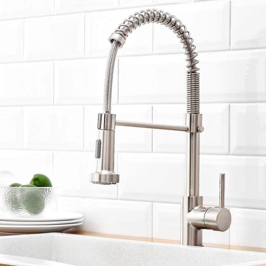 High Arc Spring Kitchen Sink Faucet DailySale
