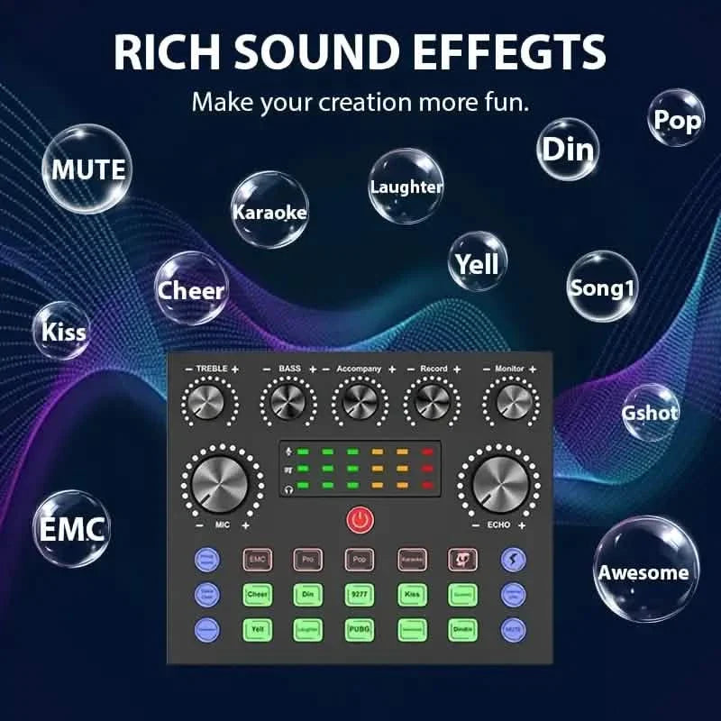 High-end Professional Podcast Equipment Kit and BM800 Condenser Microphone DailySale