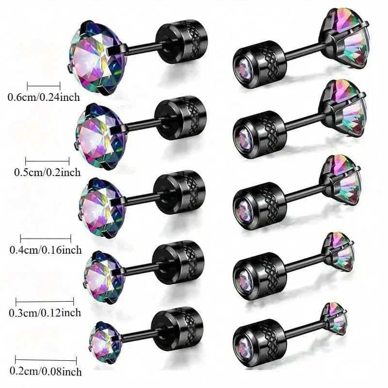High-End Synthetic Zirconia Earrings DailySale