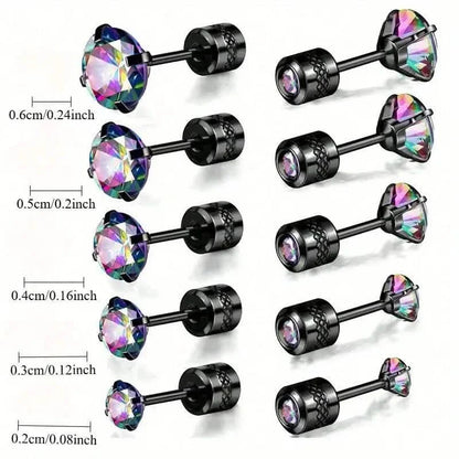High-End Synthetic Zirconia Earrings DailySale