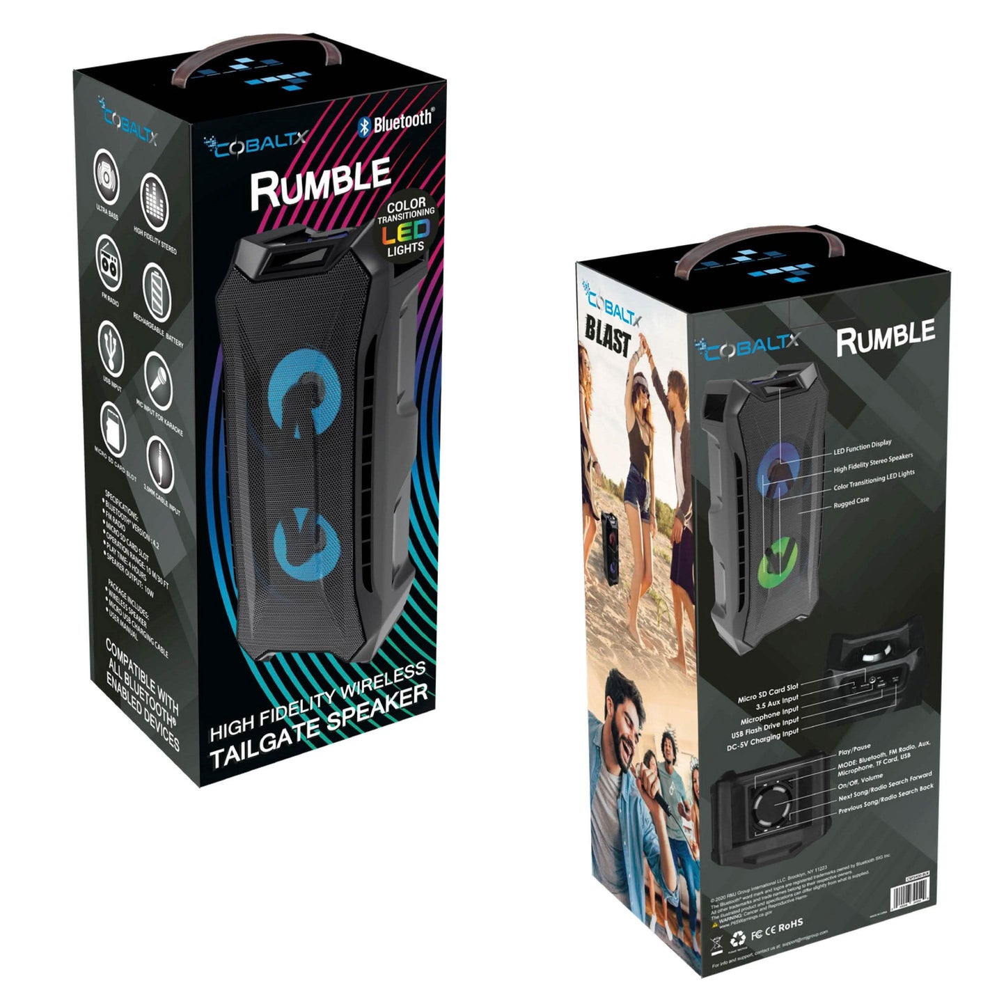 High Fidelity Wireless Tailgate LED Speaker DailySale