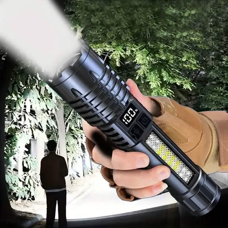 High Lumens Rechargeable LED Flashlights with Built In Battery DailySale