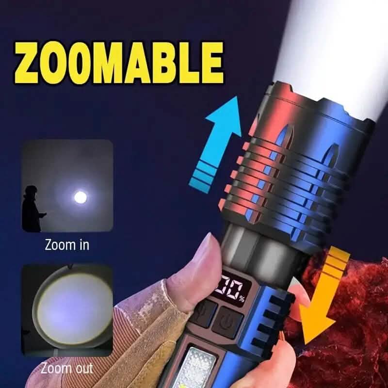 High Lumens Rechargeable LED Flashlights with Built In Battery DailySale
