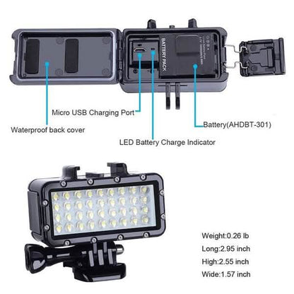 High Power Dimmable Waterproof LED Video Light DailySale