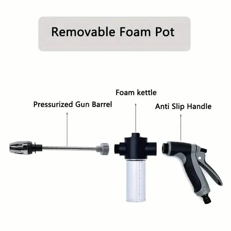 High-Pressure Car Wash Sprayer with Adjustable Nozzle DailySale