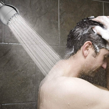 High Pressure Shower Head 3" Anti-clog Anti-leak Fixed with Adjustable Swivel Brass Ball Joint DailySale