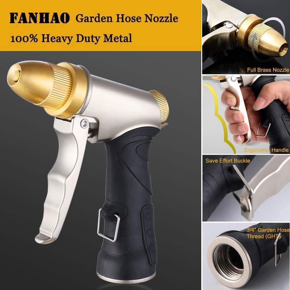 High Pressure Water Nozzle with 4 Patterns DailySale
