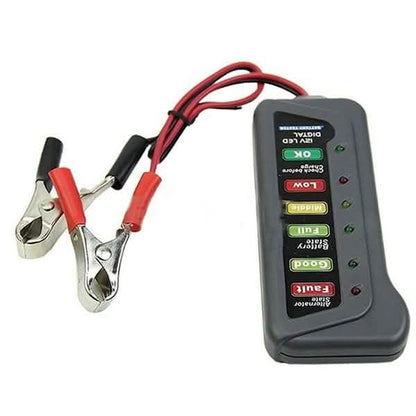 High Quality LED Digital Battery Alternator Tester for Car Motorcycle Trucks 12V DailySale