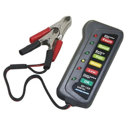 High Quality LED Digital Battery Alternator Tester for Car Motorcycle Trucks 12V DailySale