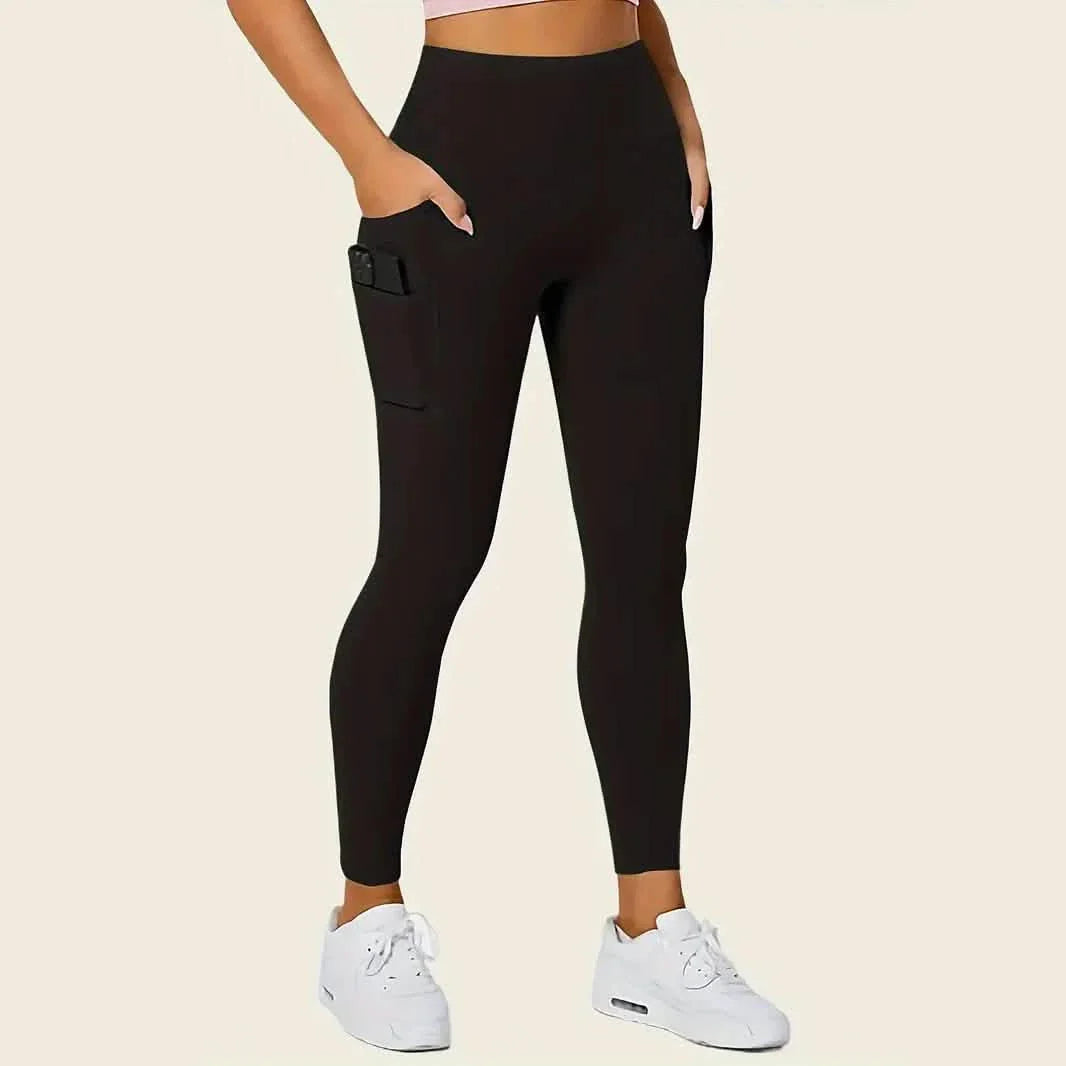 High Rise Butt Lifting Seamless Leggings with Phone Pockets DailySale