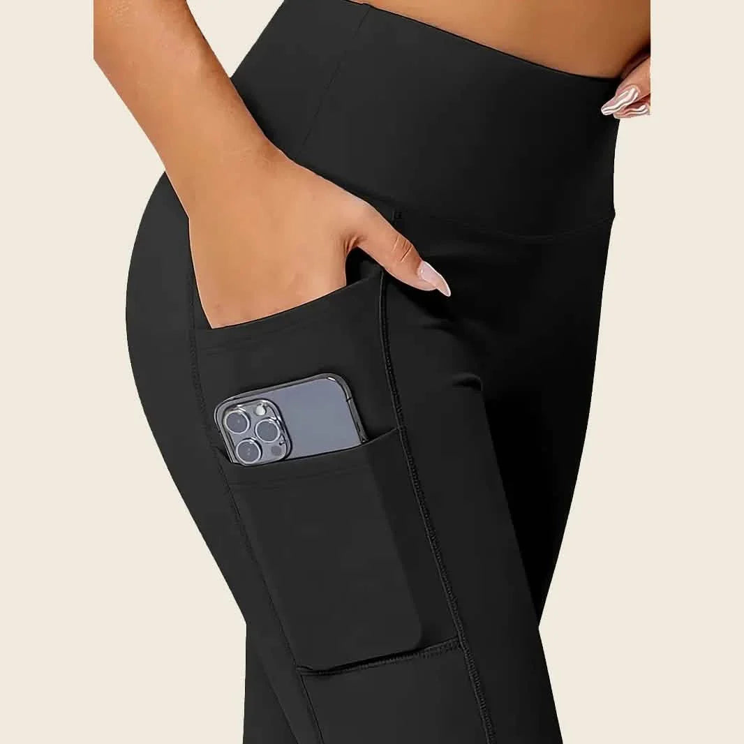 High Rise Butt Lifting Seamless Leggings with Phone Pockets DailySale