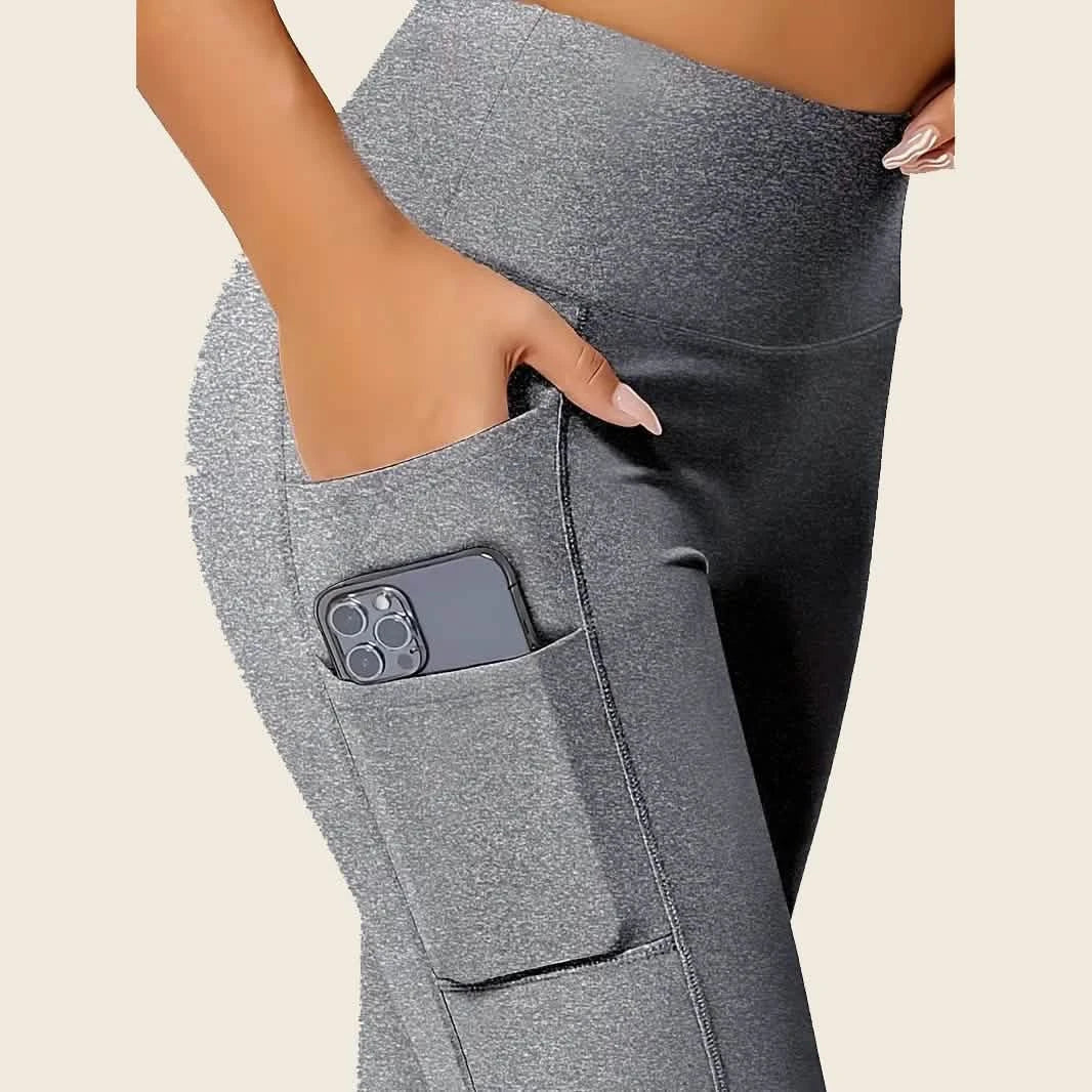 High Rise Butt Lifting Seamless Leggings with Phone Pockets DailySale