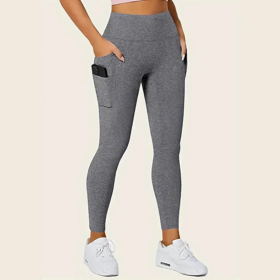 High Rise Butt Lifting Seamless Leggings with Phone Pockets DailySale