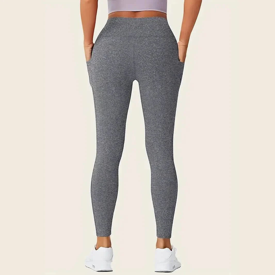 High Rise Butt Lifting Seamless Leggings with Phone Pockets DailySale