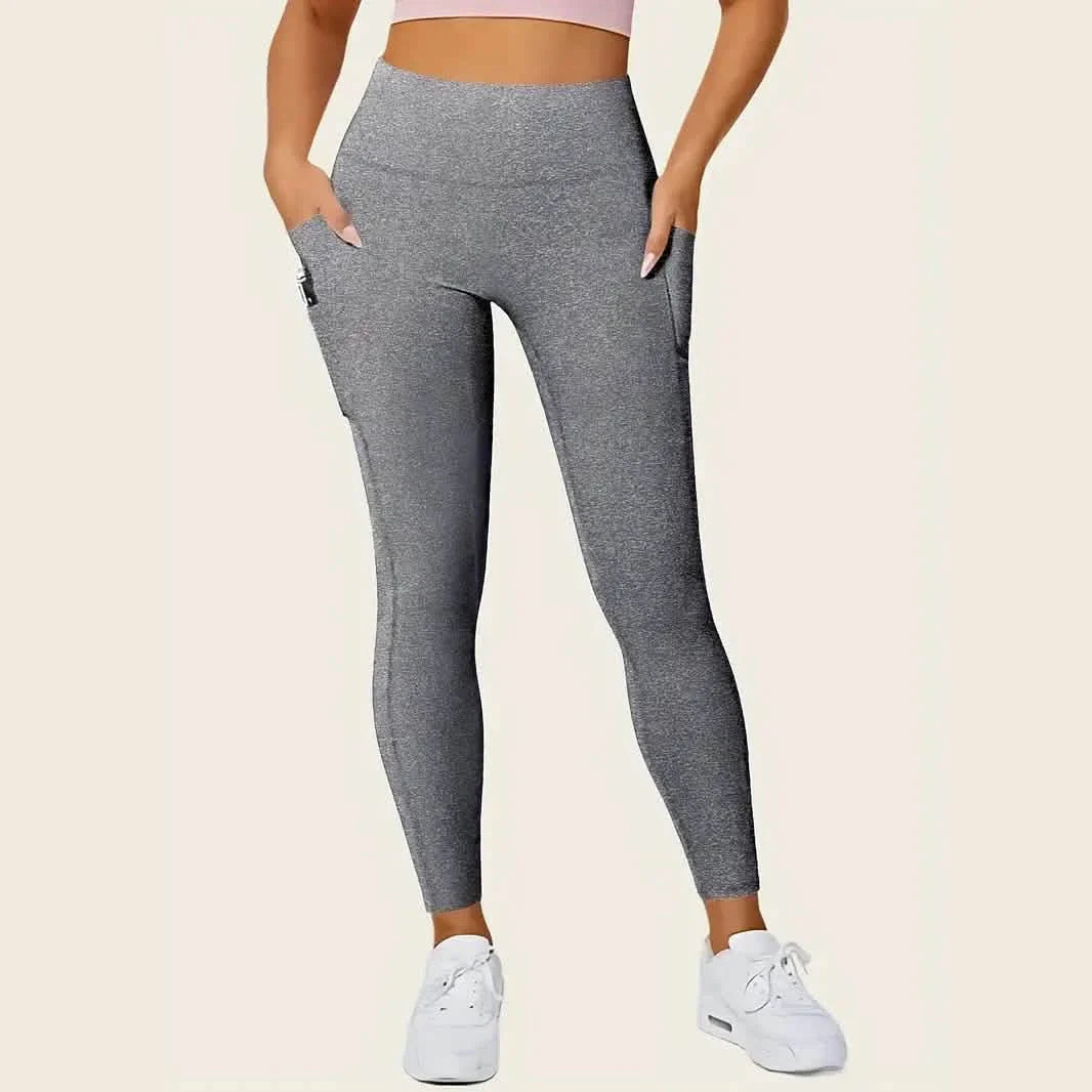 High Rise Butt Lifting Seamless Leggings with Phone Pockets DailySale
