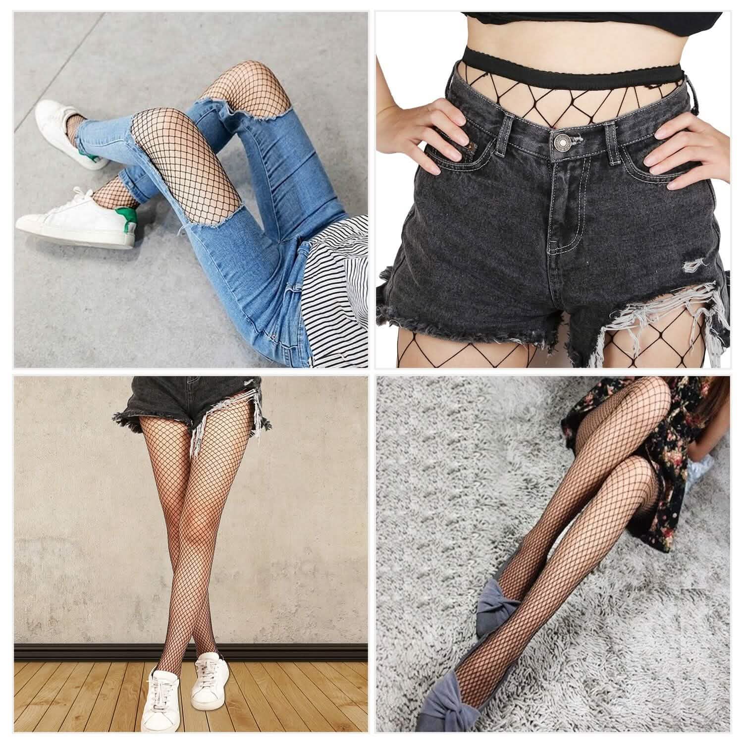 High Waist Pantyhose Stretchy Mesh Hollow Out Stockings DailySale