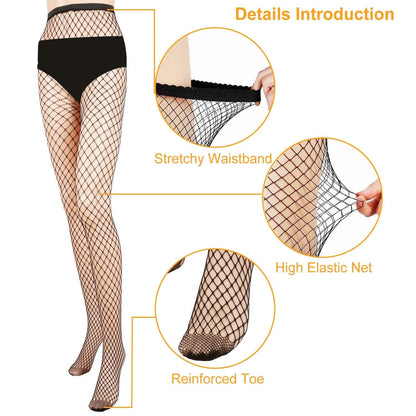 High Waist Pantyhose Stretchy Mesh Hollow Out Stockings DailySale