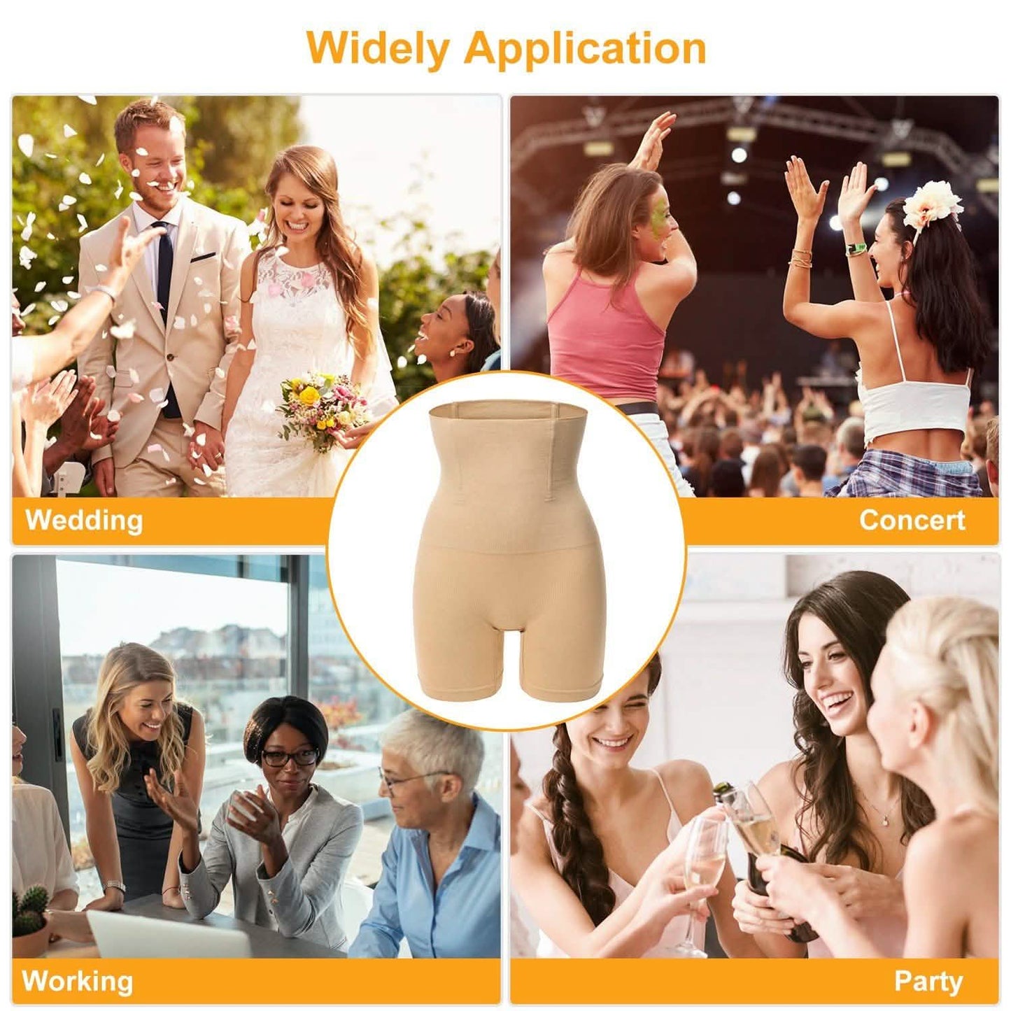 High Waist Shapewear Seamless Tummy Control Panties DailySale
