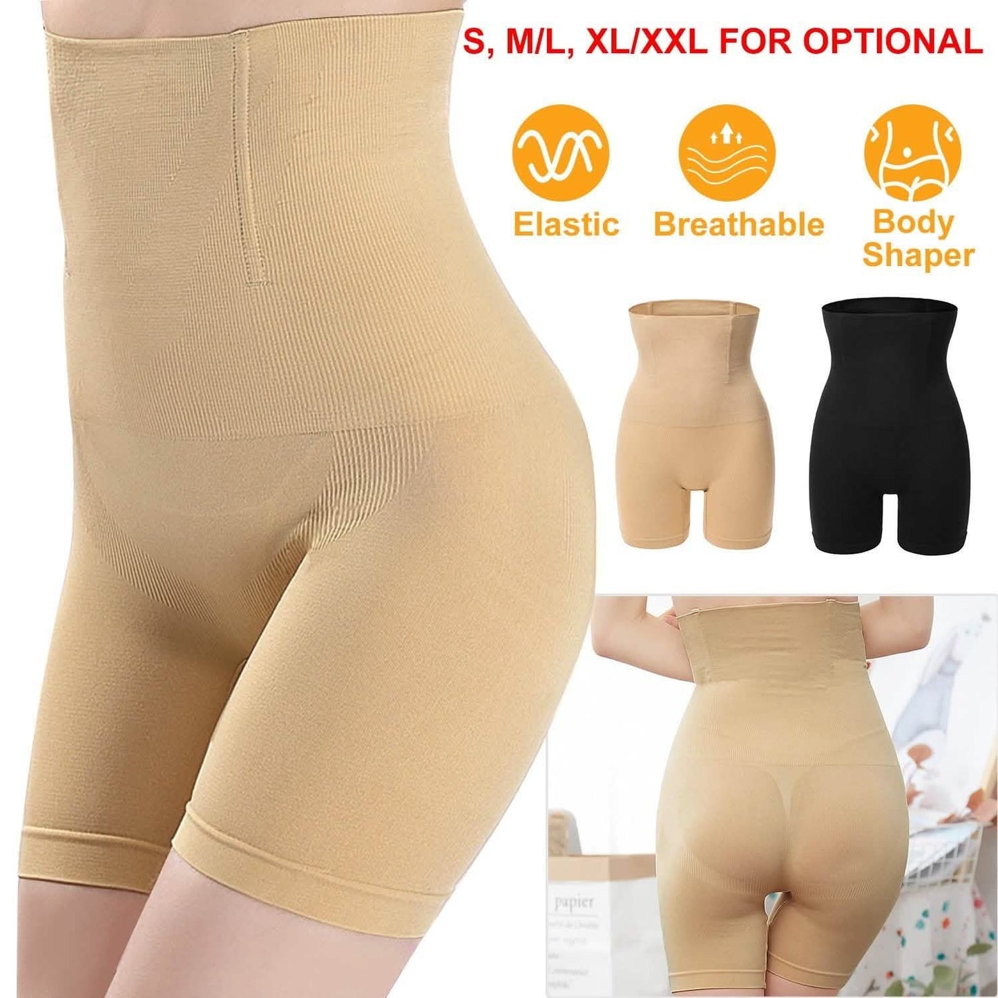 High Waist Shapewear Seamless Tummy Control Panties DailySale