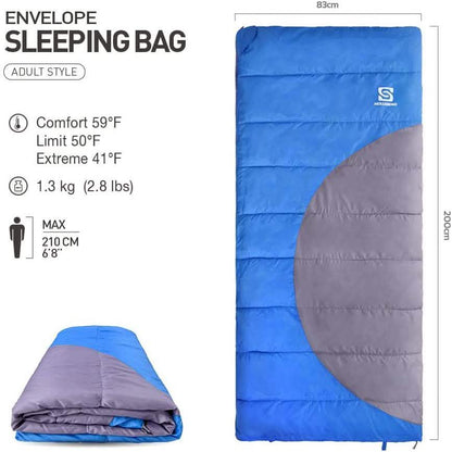 HOLLEGEND Sleeping Bag - Envelope Lightweight Portable DailySale