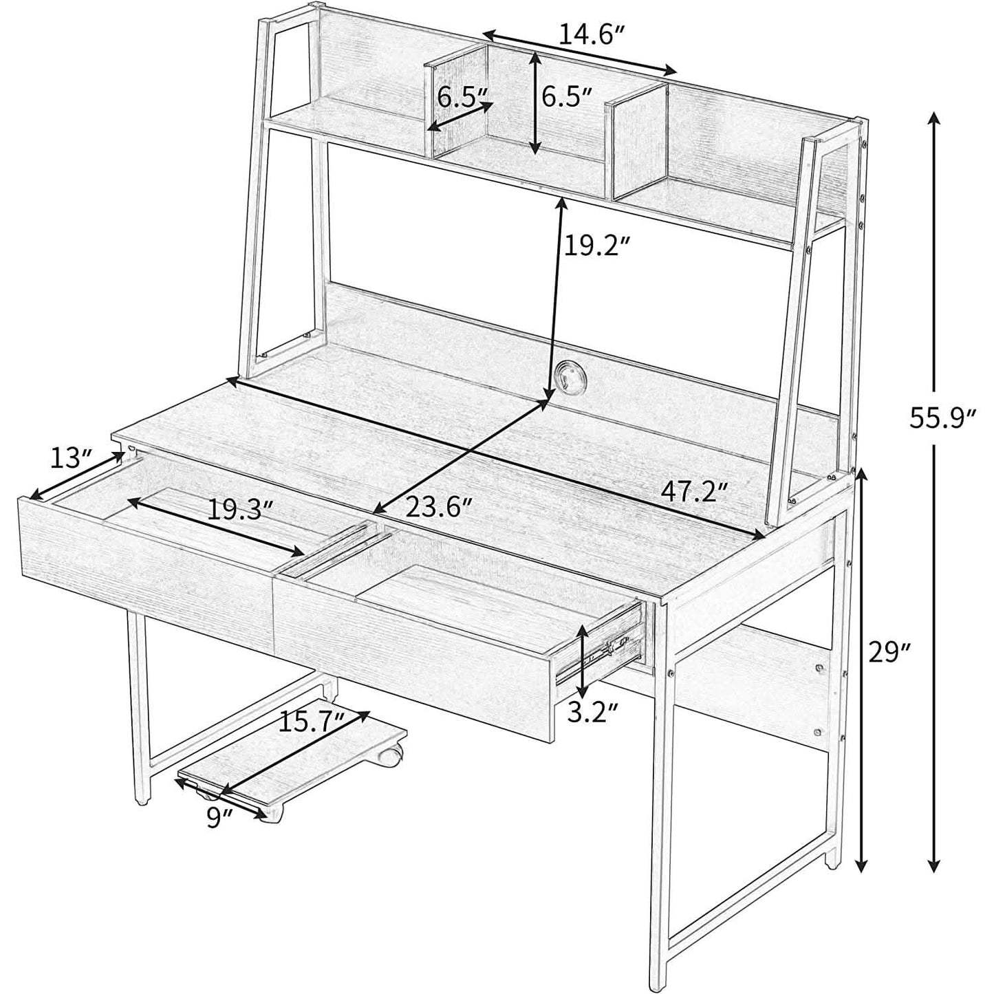 Home Office Computer Desk DailySale