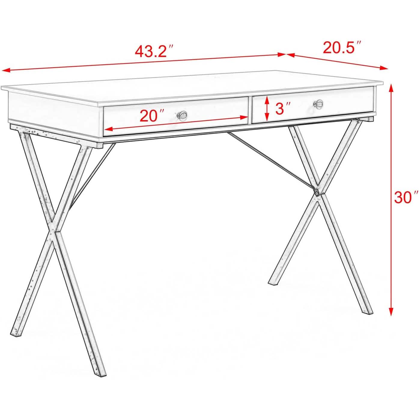 Home Office Computer Laptop Writing Desk DailySale